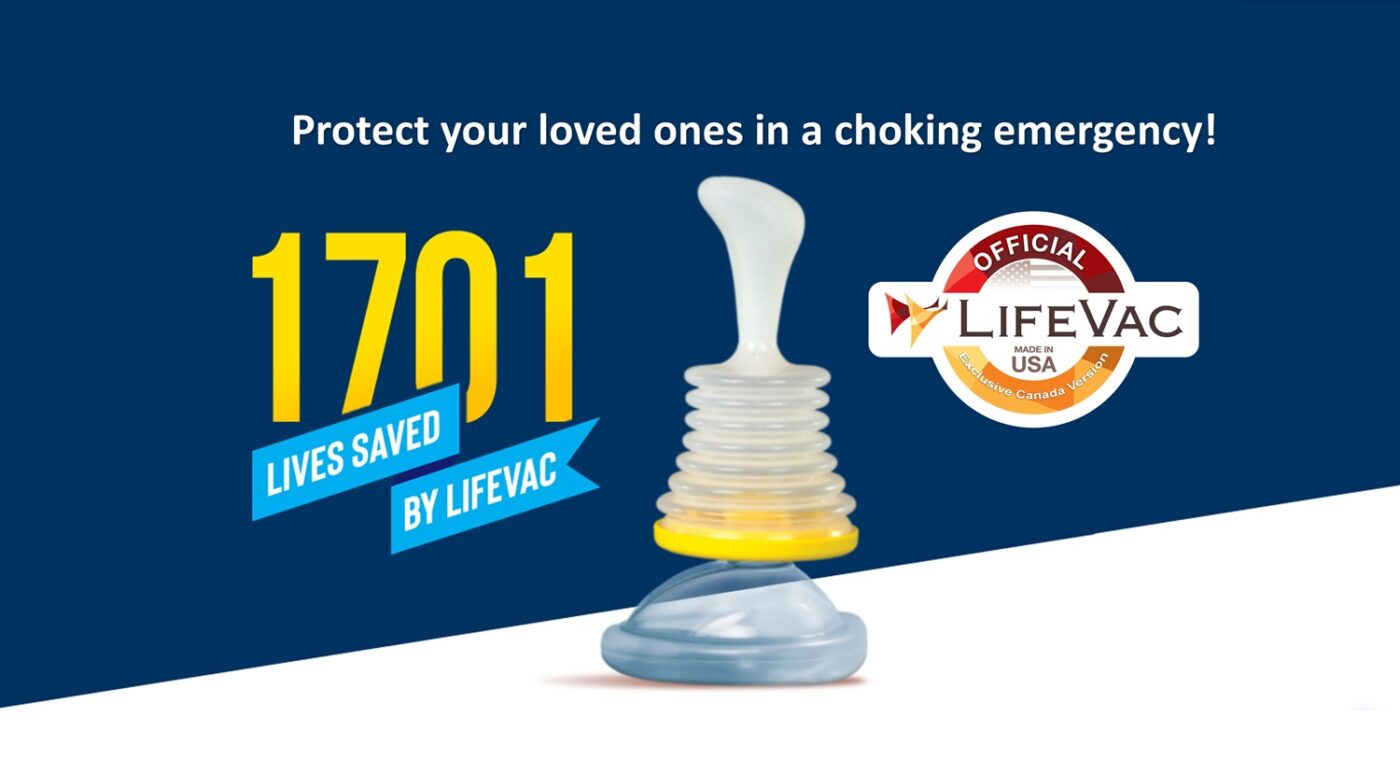 LifeVac Canada – Choking First Aid Device – Save a Life