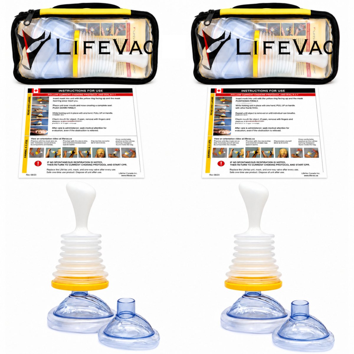 LifeVac Travel Kit Bundle – LifeVac Canada – Choking First Aid Device