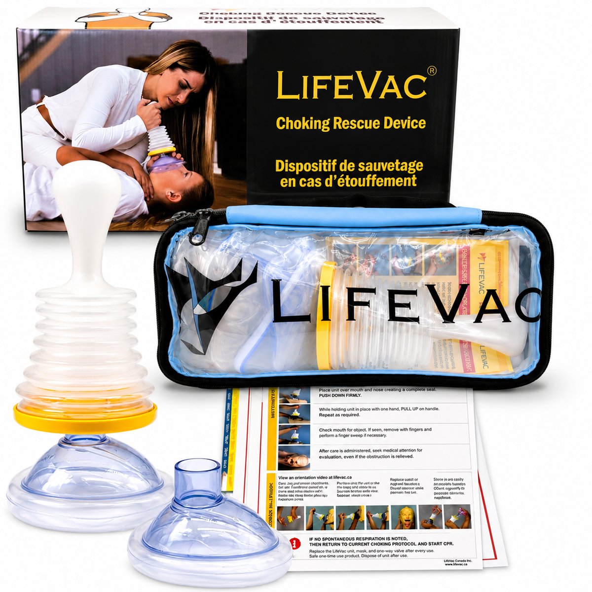 LifeVac Blue Travel Kit – LifeVac Canada – Choking First Aid Device